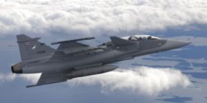 Saab Gripen: Überwacht unter anderem den Luftraum von Thailand (Foto: Saab)