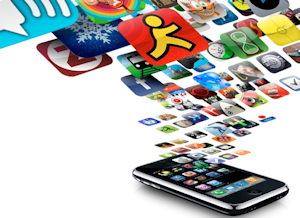 Phänomen Apps: 35 Prozent installieren die Handy-Programme (Foto: Apple)