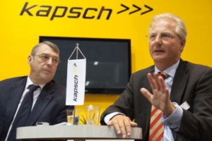 Kapsch CarrierCom: Michel Clement, Vice President GSM-R, und Kari Kapsch, CEO