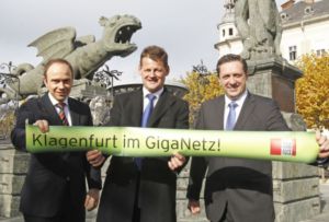 A1 Telekom Austria hat Klagenfurt am Wörthersee an ihr Highspeed-Glasfasernetz angeschlossen.