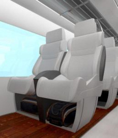 Designvorschlag für Bahnsitze: Bombardier sucht innovative Ansätze (Foto: YouRail/Kirill777)