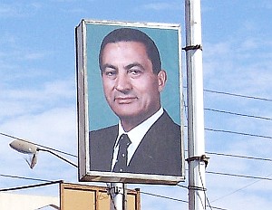 Präsident Mubarak: Internet-Sperre schützt nicht vor Massenprotesten (Foto: FlickrCC/efouche)