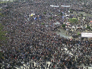 Ägyptische Protestbewegung: Bringt nur wenige Firmen aus dem Tritt (Foto: flickr.com, Ramy Raoof)