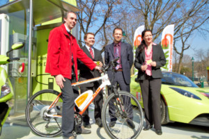 Eröffnung der Stromtankstelle im Wiener Prater