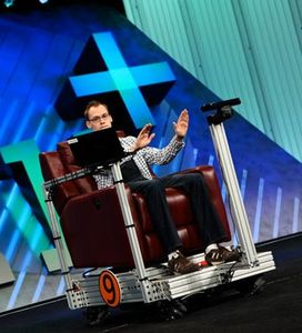 Kinect rollt an: Sessel-Demo zu Windows-Möglichkeiten (Foto: Microsoft)