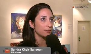 Die Arbeit von Sandra Kheir Sahyoun ist im Kunstraum zu sehen (Foto: presstext)