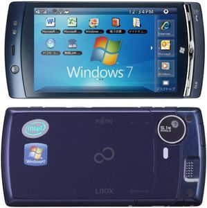 Windows 7 am Handy: Synbian-Hybridmodell von Fujitsu (Foto: NTT DoCoMo)