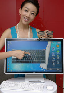 All-in-One-PC V300: Einfach 3D mit leichten Brillen (Foto: LG) 