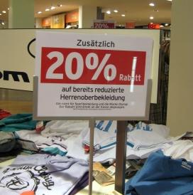 Rabatt: Reduzierte Preise kein Erfolgsgarant (Foto: pixelio.de, S. Kaiser)
