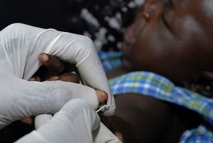 Bluttest: Malaria-Imfpung in fünf Jahren möglich (Foto: FlickrCC/US Army Africa)