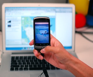 Foto-Übertragung: Schnappschuss holt Google Maps aufs Handy (Foto: Yang Li)