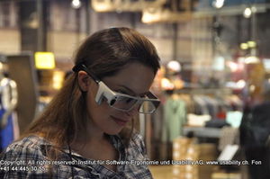 Tobii Eyetracking Brille (Foto: Usability.ch)