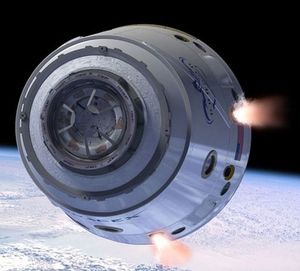 Dragon: Erste private Raumkapsel könnte bald an ISS andocken (Foto: SpaceX)