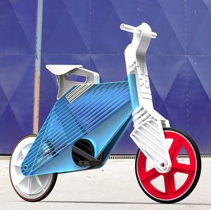 Frii: Rad aus Altplastik mit eigenwilliger Optik (Foto: Dror Peleg)