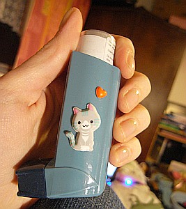 Inhalierer: Asthma bei Schimmel häufiger (Foto: FlickrCC/Ninasaurusrex)