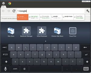 Chrome OS: Hat ein Touch-Interface unter der Haube (Foto: F. Beaufort)