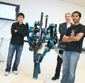 Roboter MABEL: Elf km/h mit Kniegelenk ist Rekord (Foto: UMich)