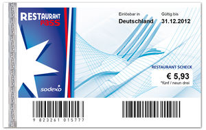 Der neue Sodexo Restaurant Pass 2011 (Bild: Sodexo)