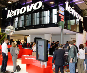 IFA-Messestand: Lenovo zeigt Neuentwicklungen (Foto: pressetext.cc, Janiak)
