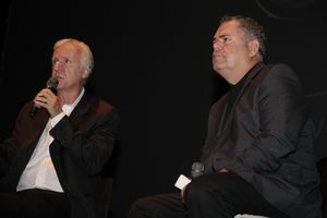 James Cameron und Vince Pace auf der IBC (Foto: fotodienst.cc/Korn)