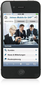 Kundendaten mit dem iPhone abrufen, United Planet GmbH