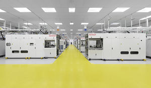 Produktionshalle: Aixtron senkt Prognose (Foto Aixtron SE)