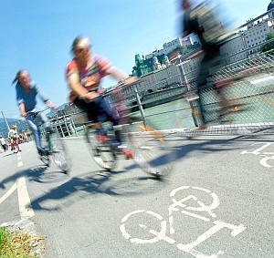 Radfahren in Salzburg: Beste nachhaltige Verkehrsinitiative (Foto: Info-Z/Hauch)
