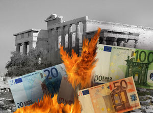 Euro: Hohes Rezessionsrisiko (Foto: pixelio.de/Klaus Brüheim) 