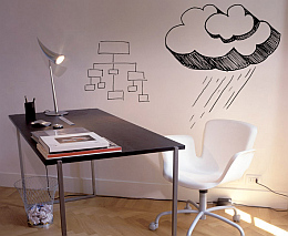 IdeaPaint: Wandfarbe schafft Raum für Ideen (Foto: ideapaint.com)