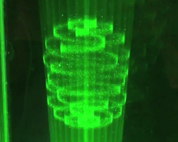 Aerial 3d Zeichnet Laser Bilder In Die Luft