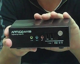 Artigo A115: Kompakter Rechner als Office-Lösung (Foto: VIA)