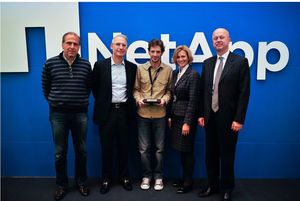 Verleihung des NetApp Insight Awards 2011 an Bacher Systems, Copyright: NetApp