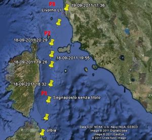 Tracking: Route von Schiffen lässt sich genau verfolgen (Foto: remocean.it)