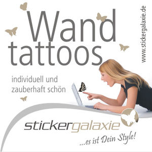 Stickergalaxie.de: Individuelle Wandtattoos designen