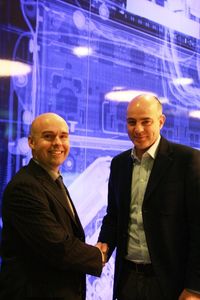 Georg Gesek (Novarion) und Nicolas Sorger (Microsoft), Foto: Microsoft