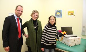 Dr. Rainer Haude, Dr. Ulrike Haude, Celina (Foto: haude electronica)
