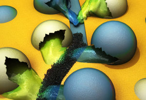 Mikrokapseln: Elektronik soll sich selbst reparieren (Foto: U. Illinois) Mikrokapseln: Elektronik soll sich selbst reparieren (Foto: U. Illinois)