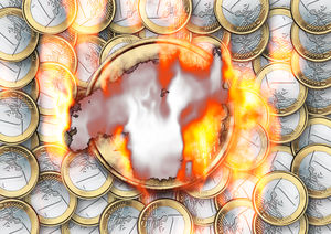 Geld: Allianz zieht für Eurozone schwarz (Foto: pixelio.de/Gerd Altmann)