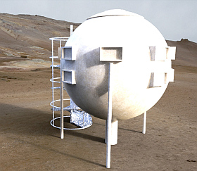 Ekinoid: Kugelhäuser sollen Pop-up-Städte formen (Foto: ekinoid.com) Ekinoid: Kugelhäuser sollen Pop-up-Städte formen (Foto: ekinoid.com)