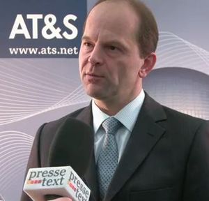 AT&S-Chef Andreas Gerstenmayer im pressetext-Gespräch (Foto: pressetext.tv)