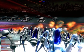 Man vs Machine: 999 Spieler auf einem Browser-Schlachtfeld (Foto: MuchDifferent) Man vs Machine: 999 Spieler auf einem Browser-Schlachtfeld (Foto: MuchDifferent)