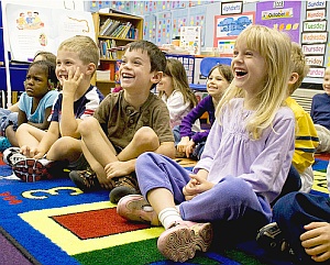 Kindergarten: Zweite Sprache bringt Vorteile (Foto: Flickr/Woodley)