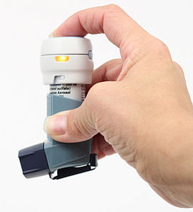 Inhalator: WLAN und GPS sollen Asthmaforschung helfen (Foto: Asthmapolis)