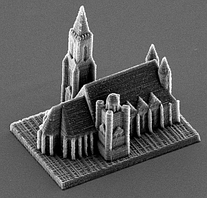 Stephansdom: Wiener Wahrzeichen im Nanoformat (Foto: TU Wien)