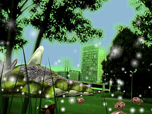 Bunte Welt: St.-Johanns-Park aus Sicht des LifeClipper-Nutzers (Foto: J. Torpus)