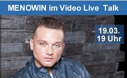 Menowin im Video Live Talk (Foto: manytoo.com)