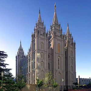 Mormonen-Tempel: voller potenzieller Leser (Foto: Wikipedia, cc Entheta)