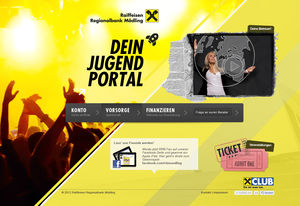Online-Jugendportal der Raiffeisen Regionalbank Mödling (Bild: RRB Mödling)