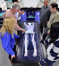 Virtueller OP-Tisch: ermöglicht neue Ansichten (Foto: anatomage.com)