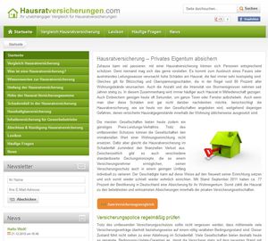 Hausratversicherungen.com - Online vergleichen und sparen